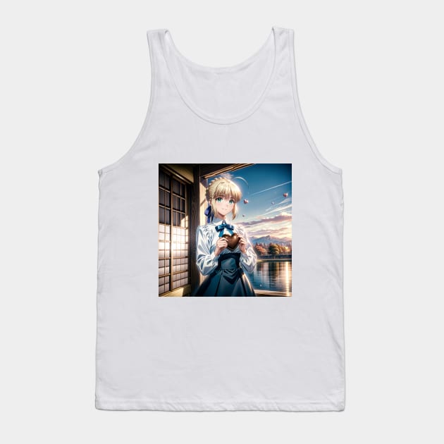 saber valentine Tank Top by WabiSabi Wonders